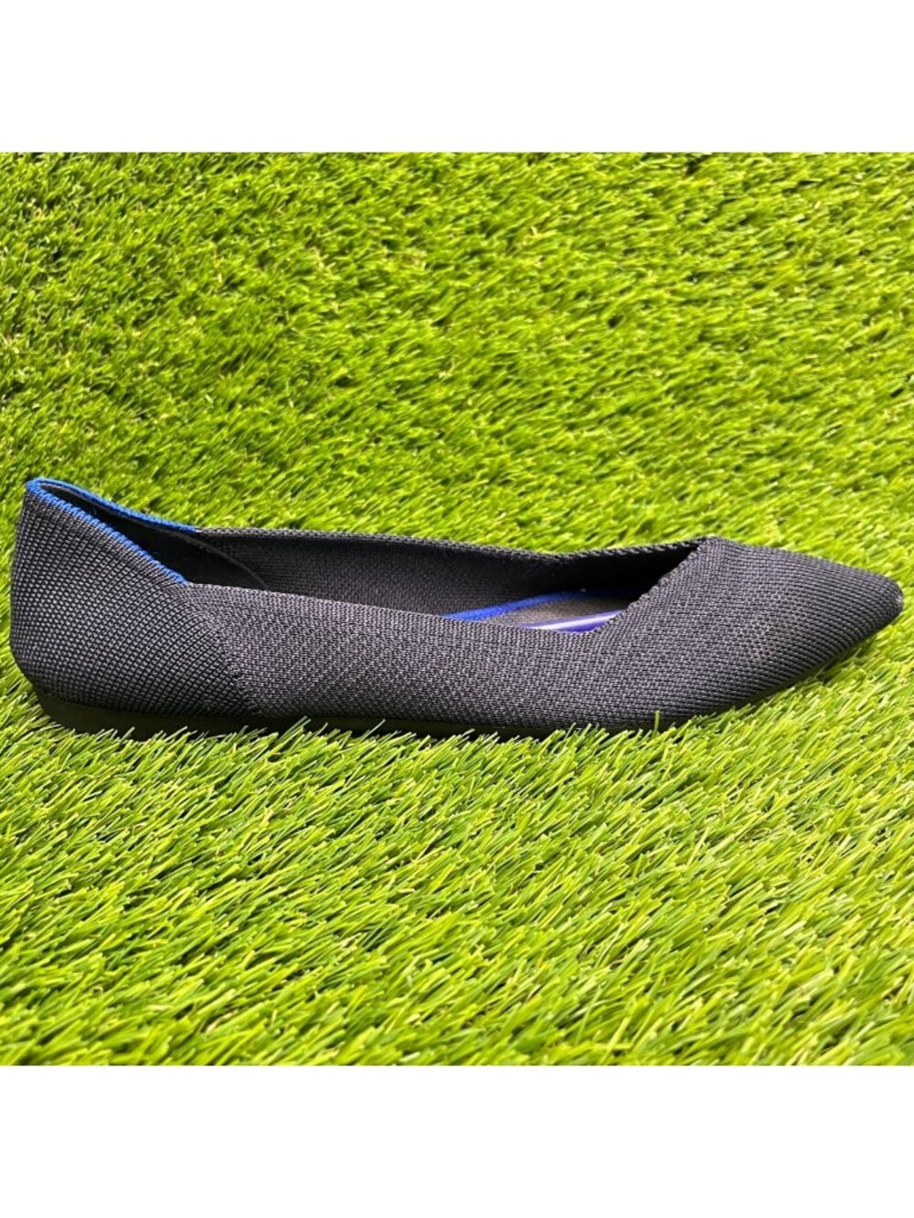 Rothy's The Point Womens Size 8 Blue Casual Classic Slip On Ballet Flats Shoes